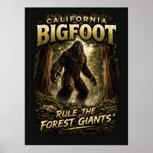 Poster Pé-grande Sasquatch