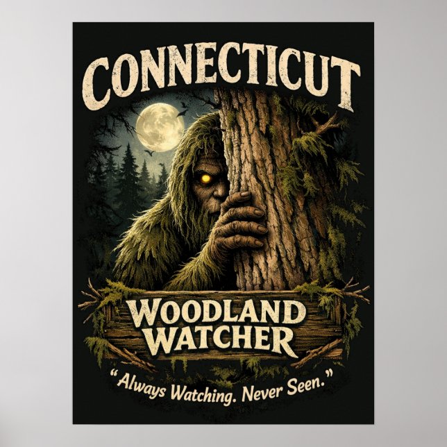 Poster Pé Grande Sasquatch (Frente)