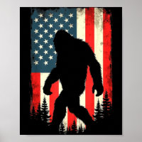 Pé grande usa bandeira patriótica quatro de julho