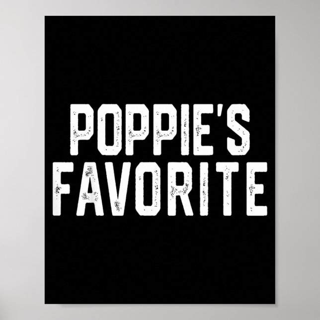 Poster Pe’s Favorite Humor Fathers Day Grandparent Granhi (Frente)