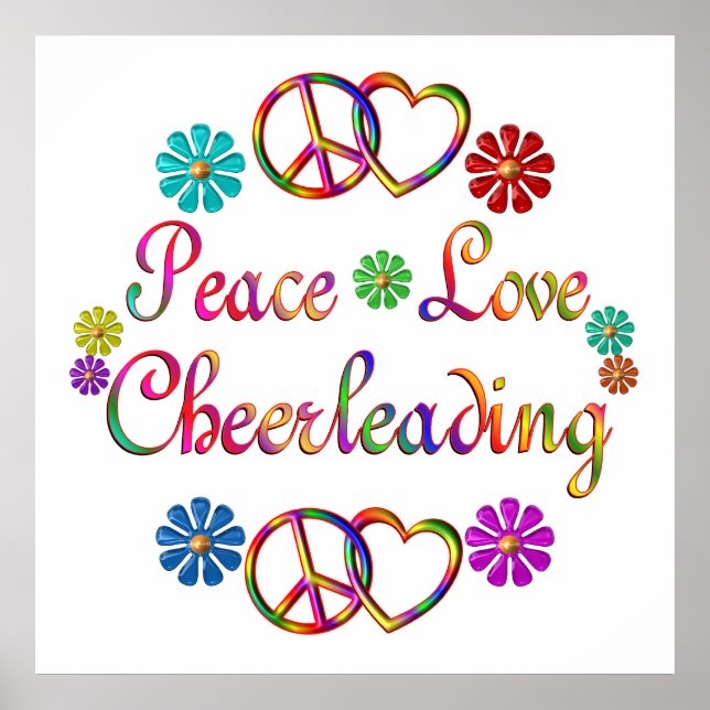 PÔSTER PEACE AMVE CHEERLEADING (Frente)