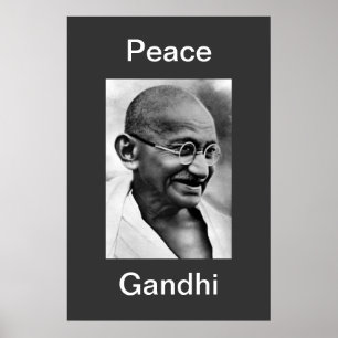 PÔSTER PEACE GANDHI