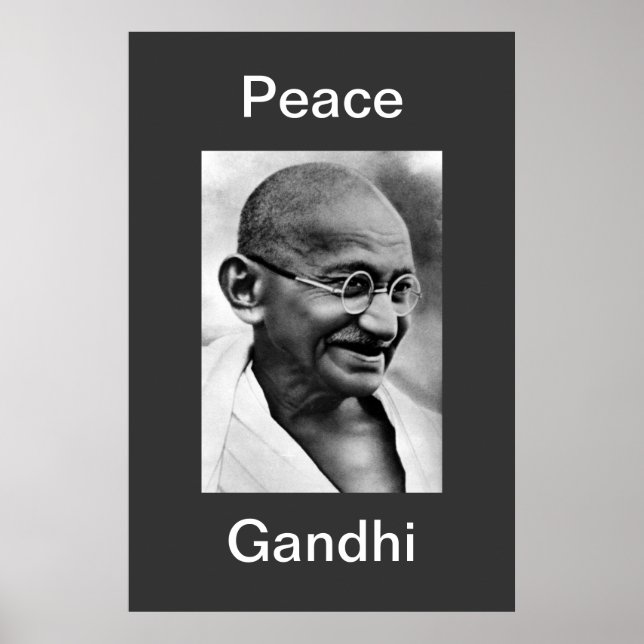 PÔSTER PEACE GANDHI (Frente)