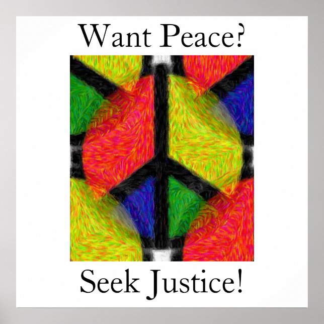 POSTER PEACE & JUSTICE (Frente)