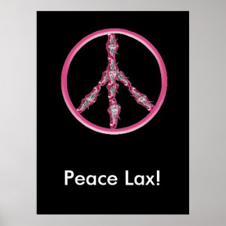 Pôster Peace Lax!