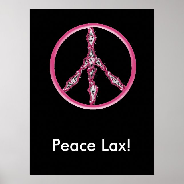 Pôster Peace Lax! (Frente)