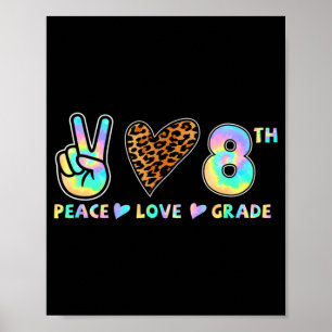 Poster Peace Love 8.º Squad de volta ao Professor