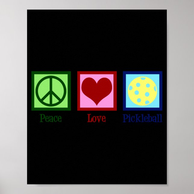 Poster Peace Love Ckleball  (Frente)
