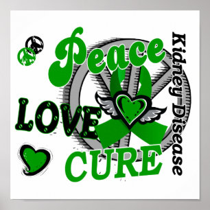 Pôster Peace Love Cure 2 Kid Disease