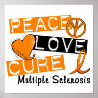 Peace Love Cure Multiple Clerose MS