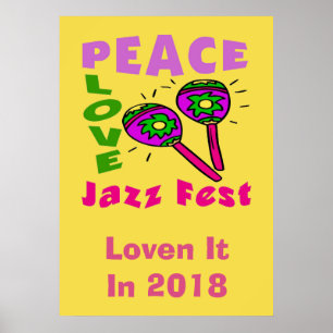 Pôster Peace Love Jazz Fest 2018