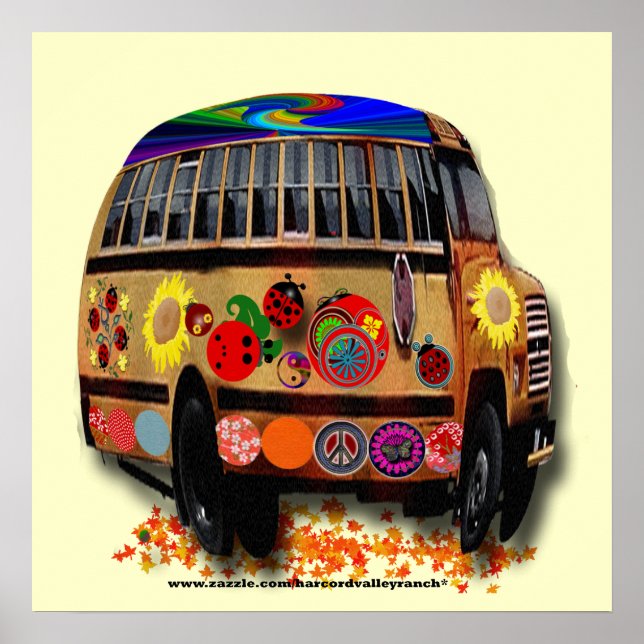 Pôster Peace Love Ladybugs (Frente)