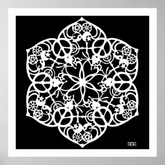 Pôster Peace Mandala