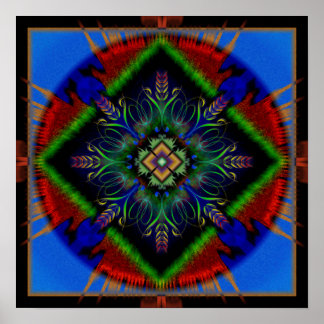 Poster Peace Mandala