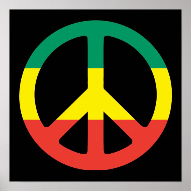 poster peace rasta (Frente)