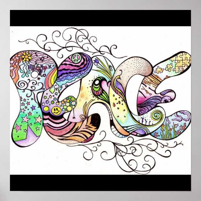 Poster Peace Scroll (Frente)