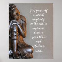 Peaceful Buddha Você Merece Sua Citação De Amor