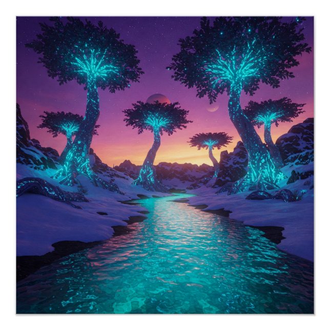 Pôster Peaceful Night  (Frente)