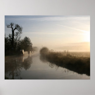 Poster Peaceful Relaxation Early Morning Sunrise