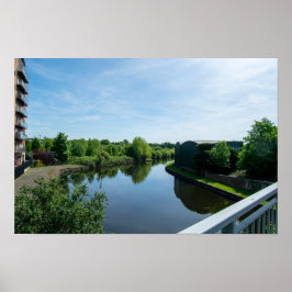 Poster Peaceful Waterside at Wakefield Waterfront