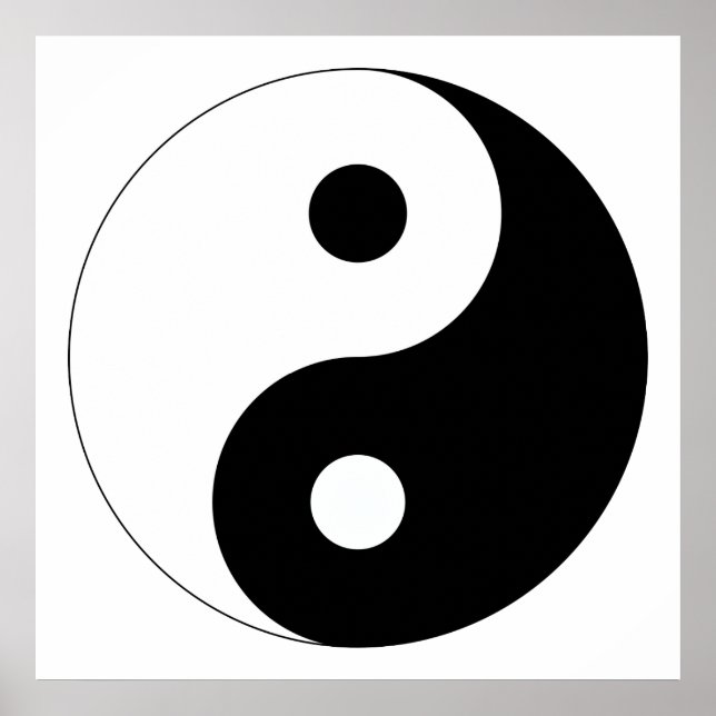 Pôster Peaceful Yin Yang (Frente)