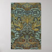 Peacock e Dragon (por William Morris)
