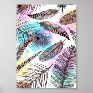 Poster Peacock Feather