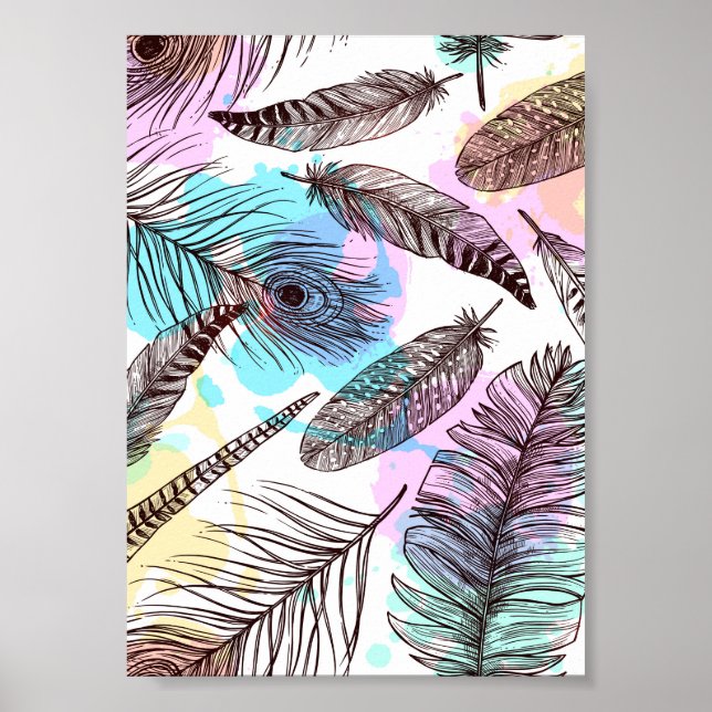 Poster Peacock Feather (Frente)