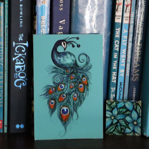 Poster Peacock Feather Teal Peacocks