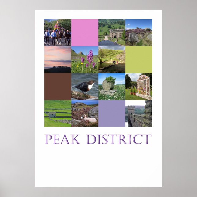 Poster Peak District (Frente)