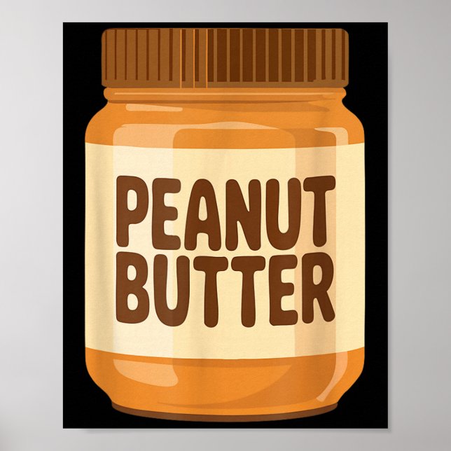 Poster Peanut Butter Shirt Adult Men Women Kids Jelly Cos (Frente)