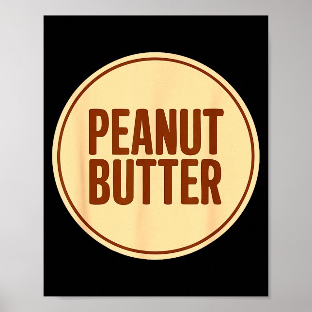 Poster Peanut Butter Shirt Adult Men Women Kids Jelly Cos (Frente)
