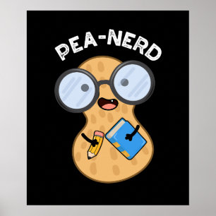 Poster Peanut Engraçado, Nerd Engraçado nerd De Ervilha D