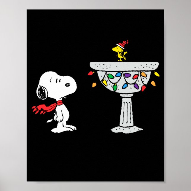 Poster Peanuts Decorated Bird Bath  (Frente)