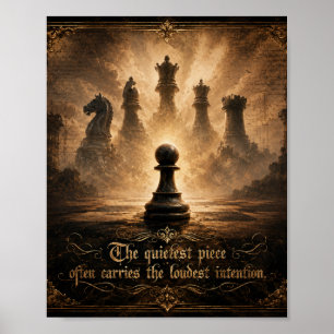 Poster peão de xadrez