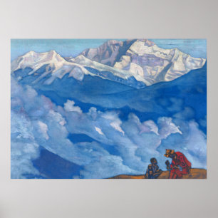 Poster Pearl of Searching, 1924, por Nicholas Roerich