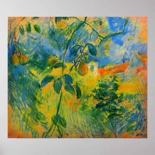 Poster Pears by Berthe Morisot (Frente)