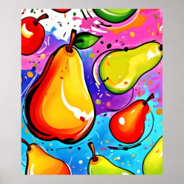 Poster Pears Pop Art