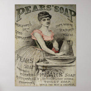 Pôster Pears Soap Advertisement
