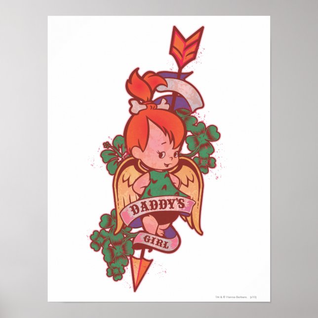 Poster PEBBLES™ Pai Girl (Frente)