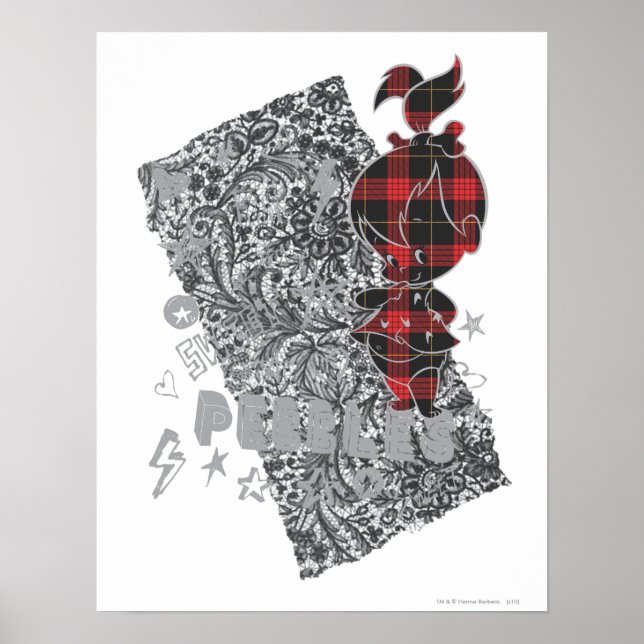 Poster PEBBLES™ Punk Plaid (Frente)