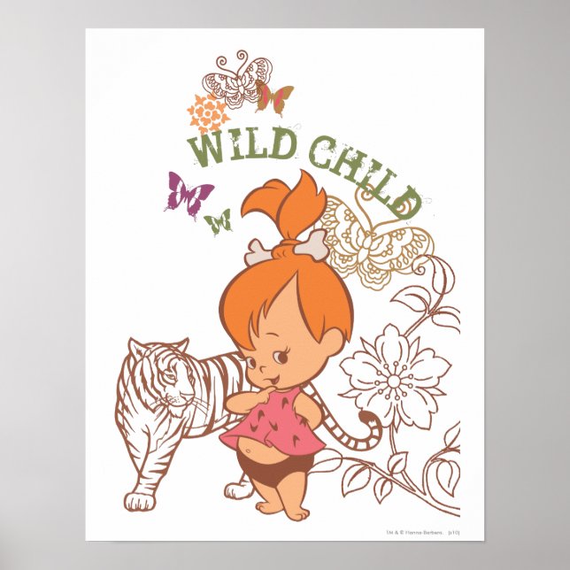 Pôster PEBBLES™ Wild Child (Frente)