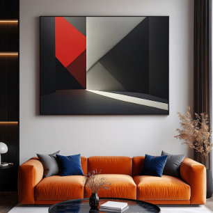 Poster Peça Abstrata Moderna Eletrônica
