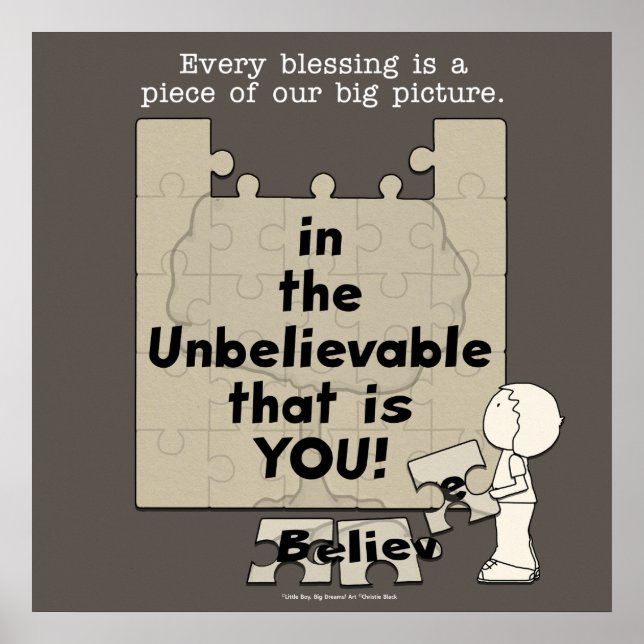 Poster Peça da Grande Imagem (Frente)