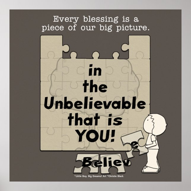 Pôster Peça da Grande Imagem (Frente)