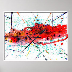 Poster Peça Scrambled Deux da pintura