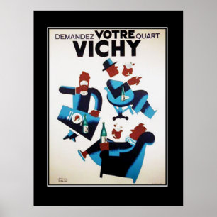 Poster Peça seu quarto do votre do demandez do vintage d