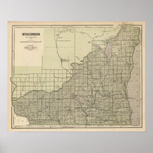 Pôster Peça sul de Wisconsin