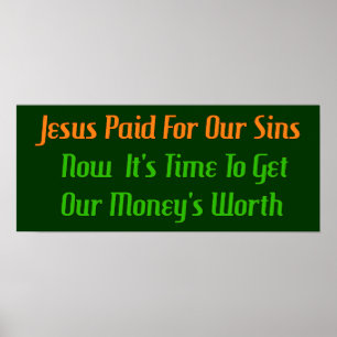 Pôster Pecado pré-pago