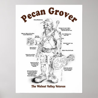 Poster Pecan Grover 15x20